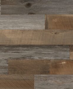 DIY Reclaimed Wood Accent Wall Grey and Brown Natural 3.5 Inch Wide - Priced Per Square Foot