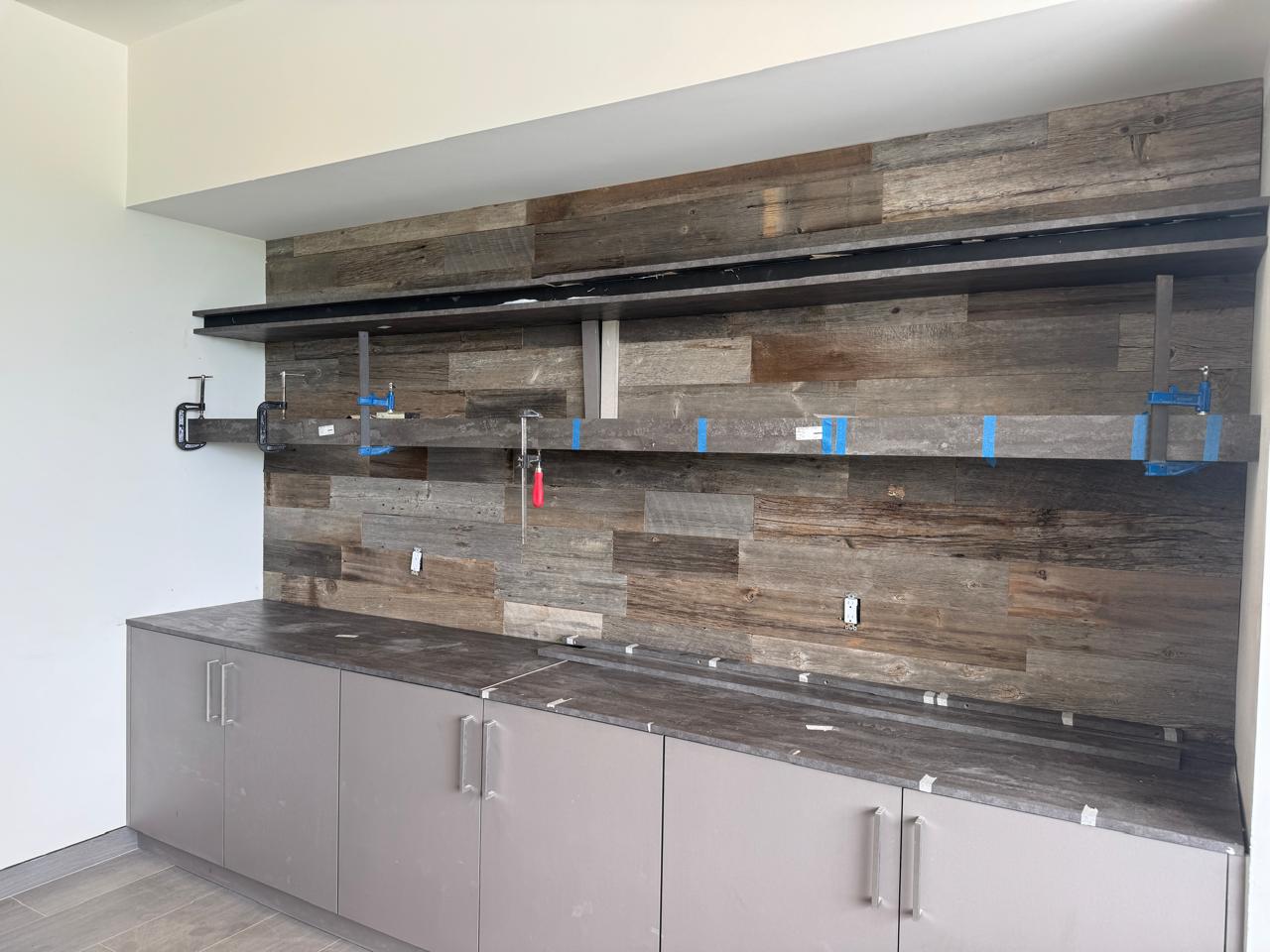 Wood wall