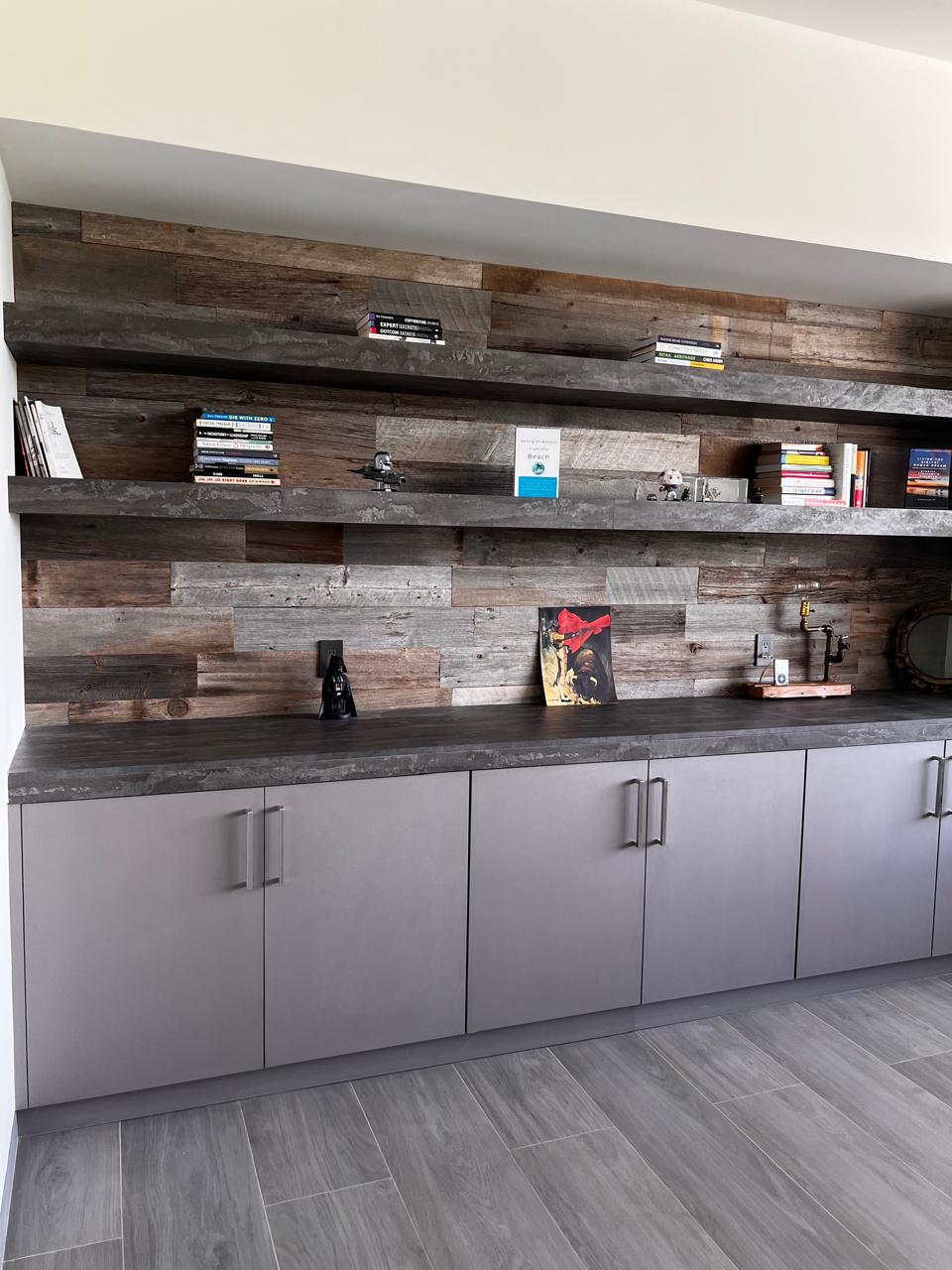 Wood wall