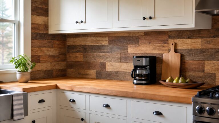 Wood Backsplash: How to Make It Work in a Real Kitchen